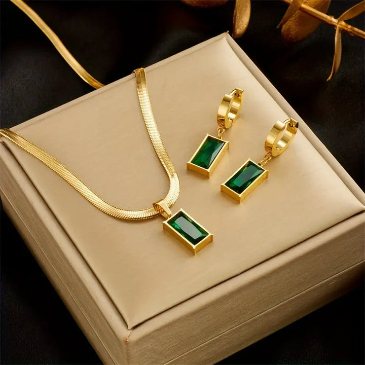 Set Collana Orecchini Iselotte | Oro