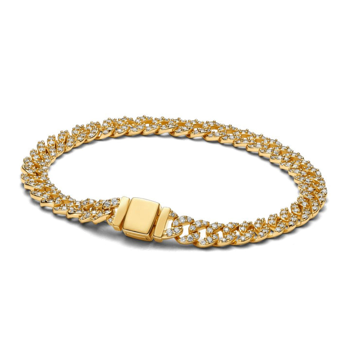 Bracciale Pave Cuban Link | Oro