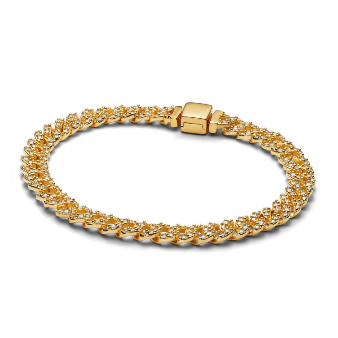 Bracciale Pave Cuban Link | Oro