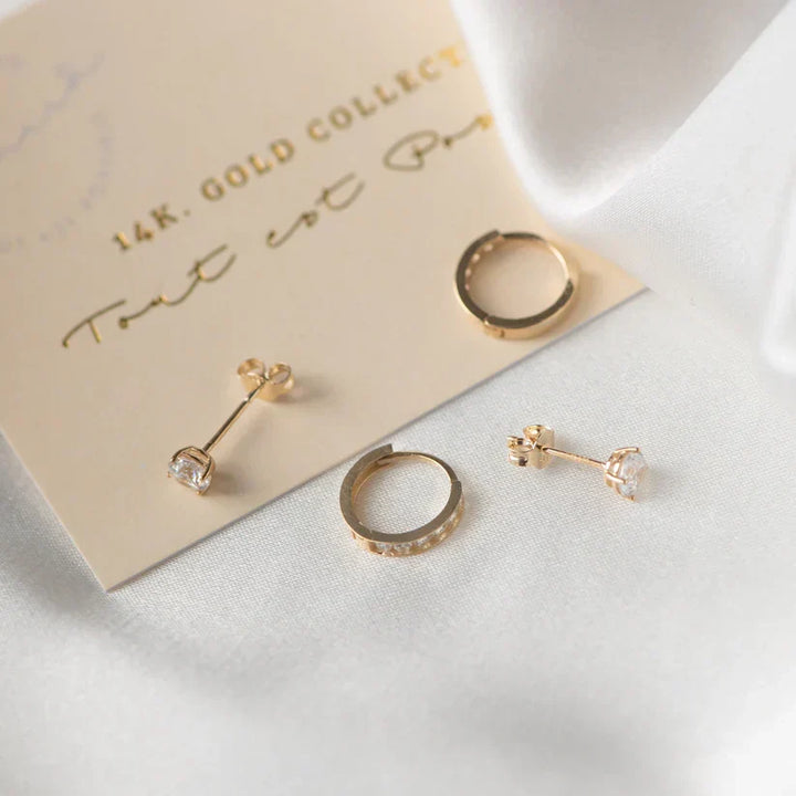 Set Orecchini Dara Brillanti | Oro