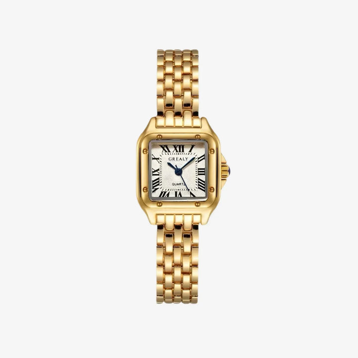 Orologio Squadrato Fienna | Oro