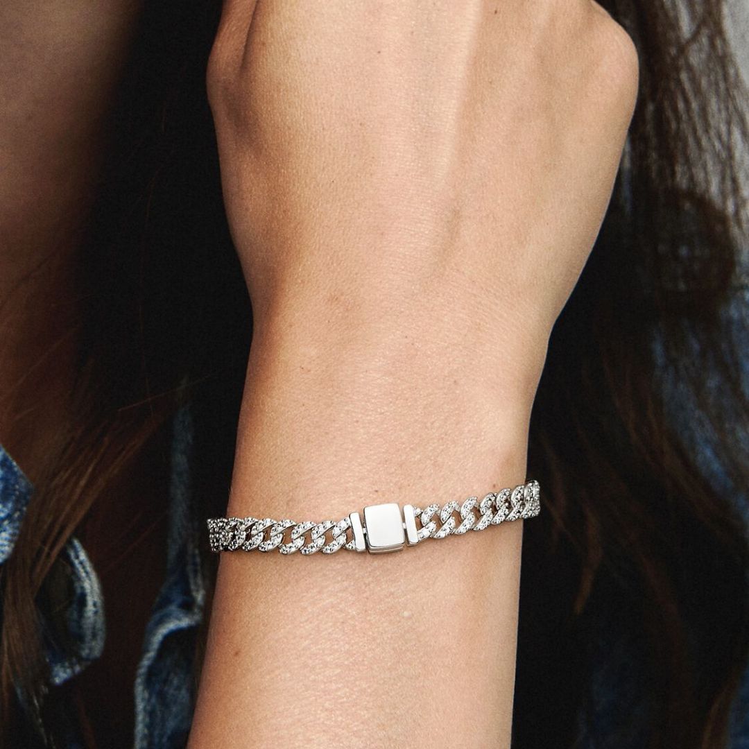 Bracciale Pave Cuban Link | Oro