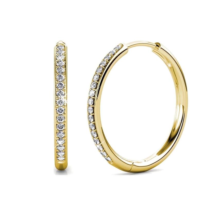 Orecchini Pave Tondi | Oro