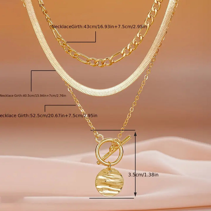 Collana Multistrato Savira | Oro