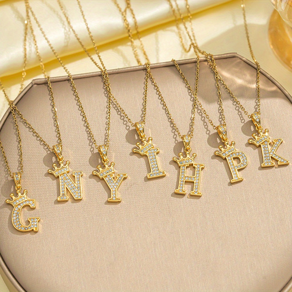 Collana Iniziale Corona | Oro