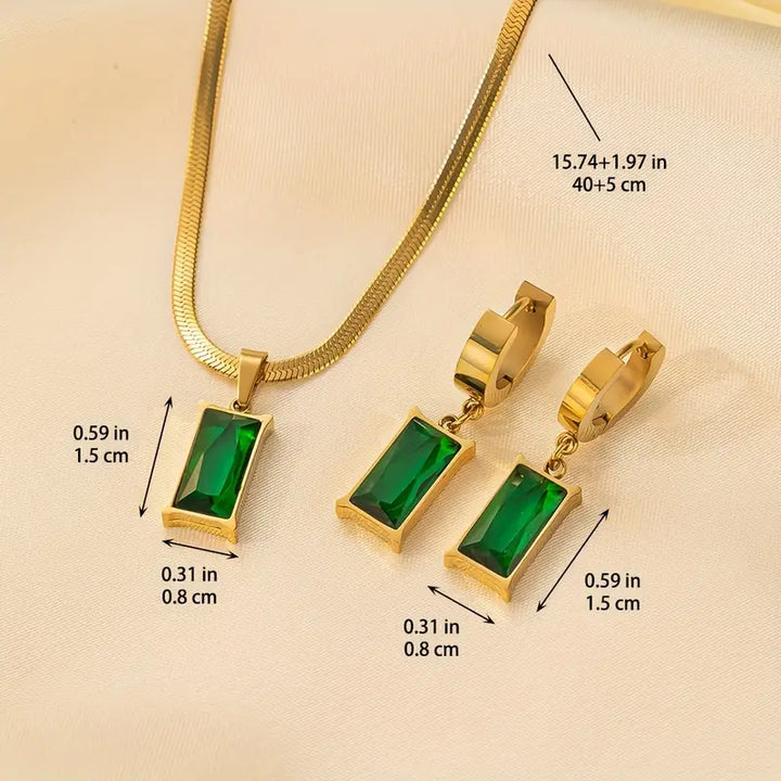 Set Collana Orecchini Iselotte | Oro