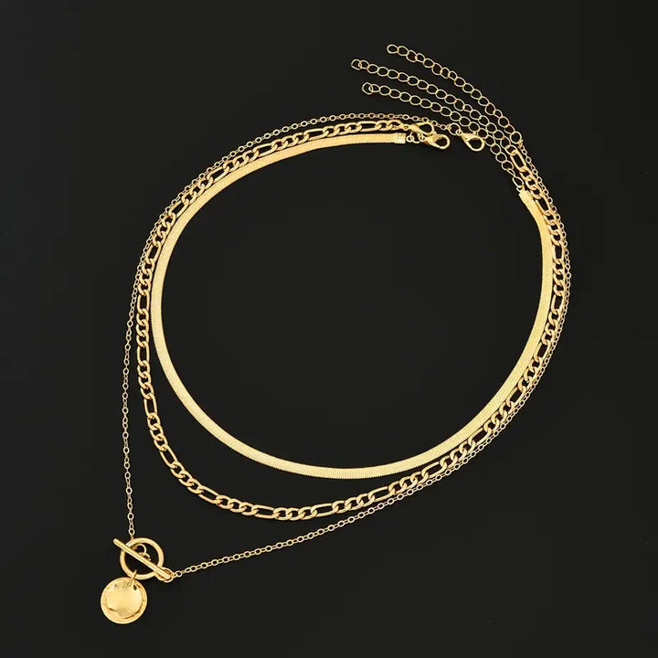 Collana Multistrato Savira | Oro