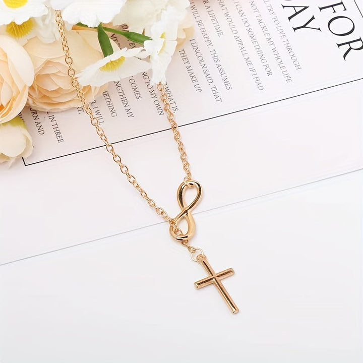 Collana Croce Infinito | Oro