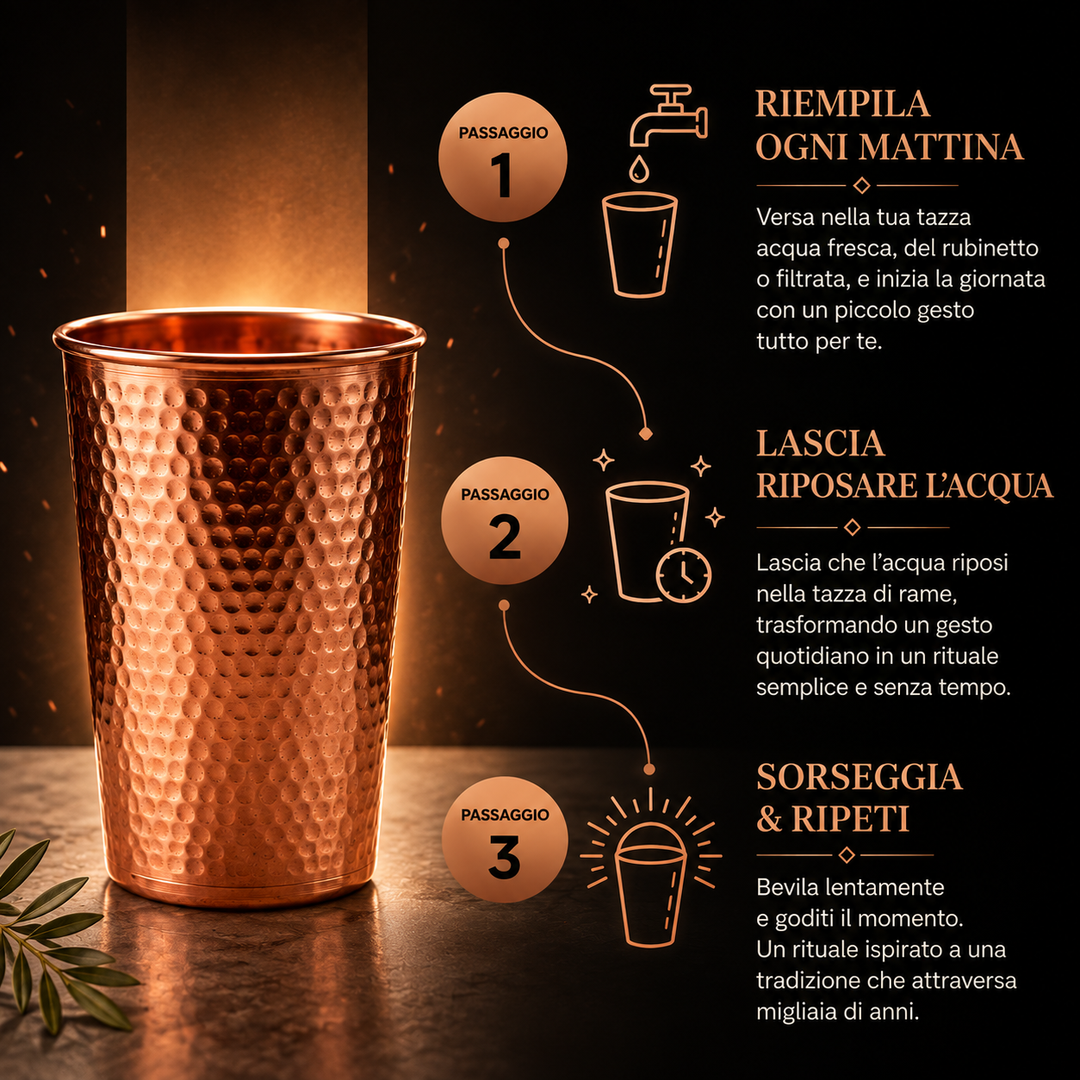Tazza in Rame Puro | Luca&amp;Vittoria