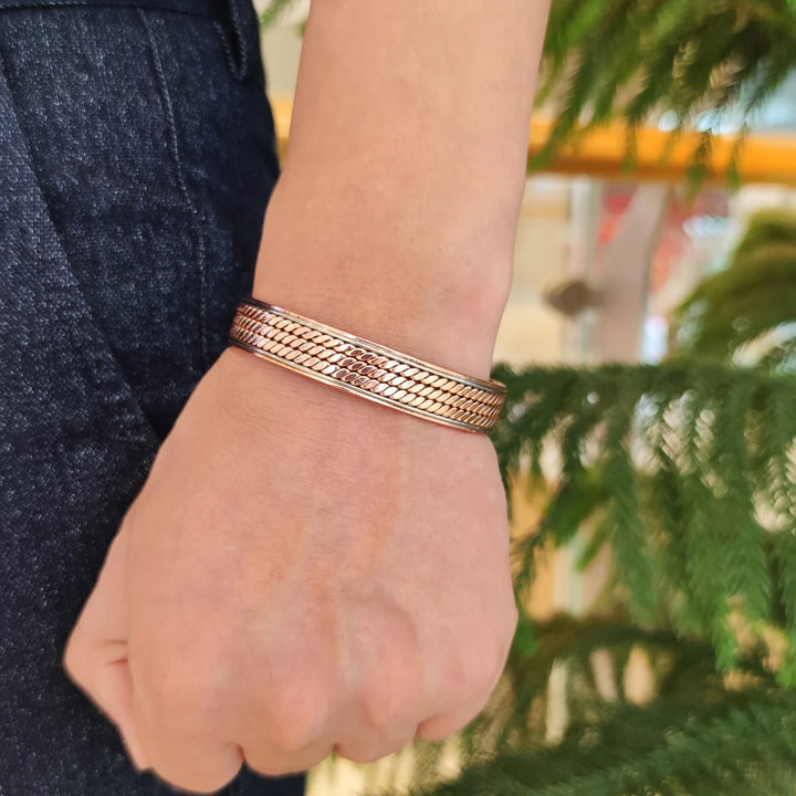 Apollo Bracciale Rame Intrecciato