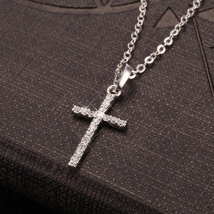 Croce Collana Argento Oro