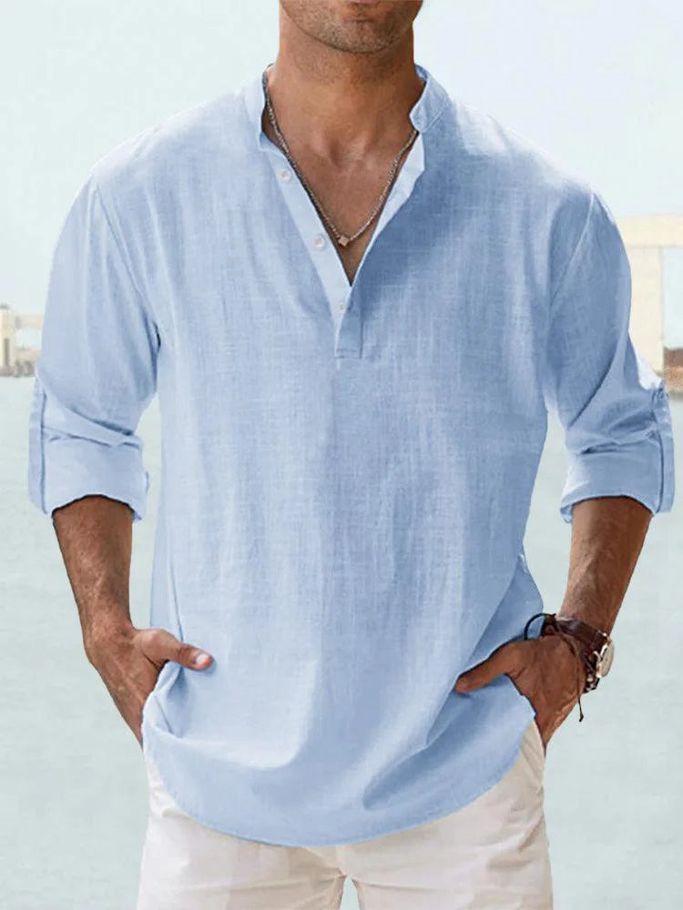 Valerio Camicia Lino Uomo