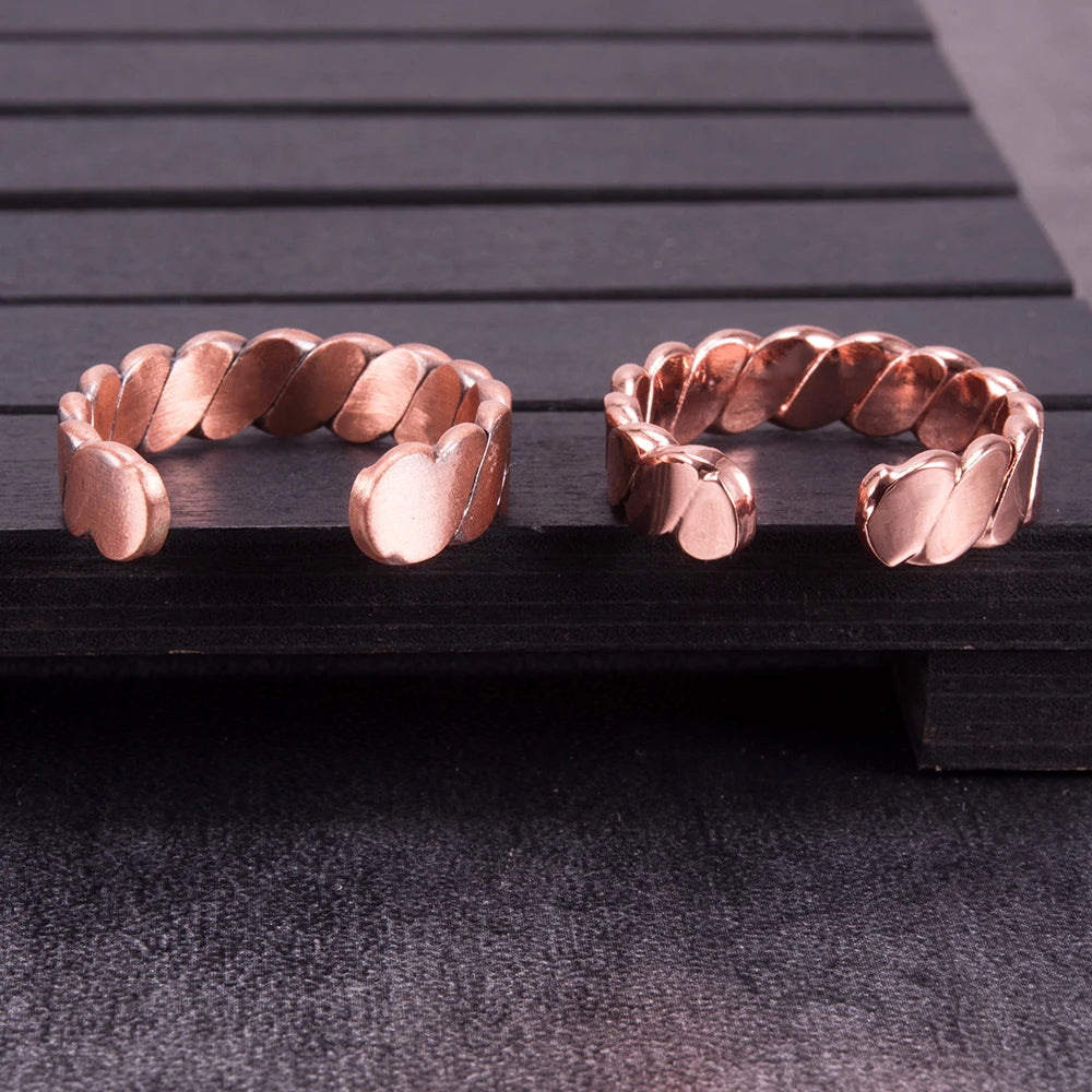 Hathor Anello Rame Intreccio