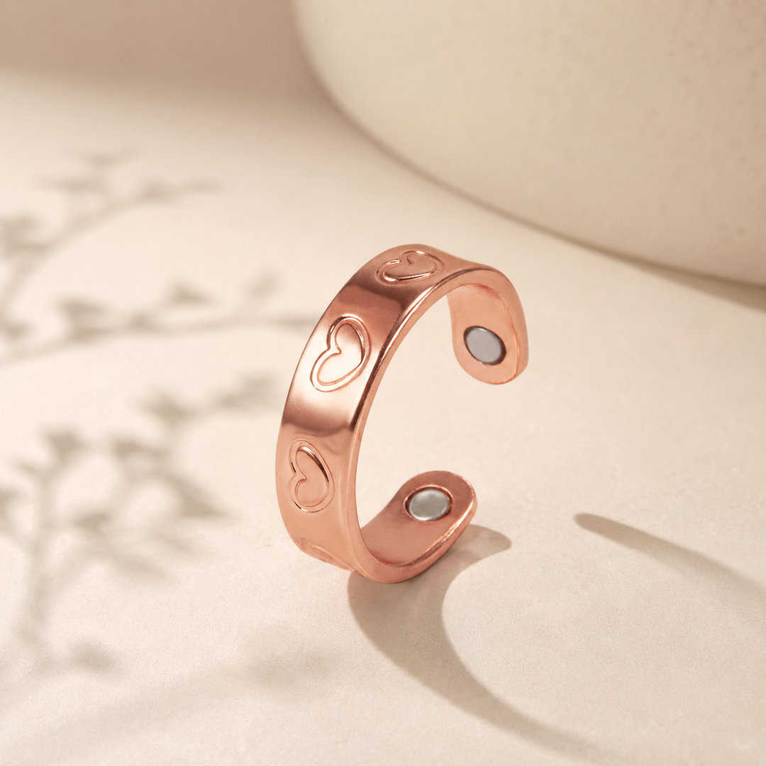 Hapi Anello Rame Cuori