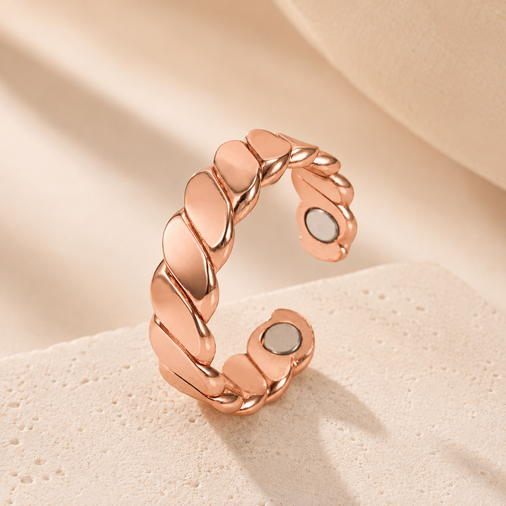 Hathor Anello Rame Intreccio