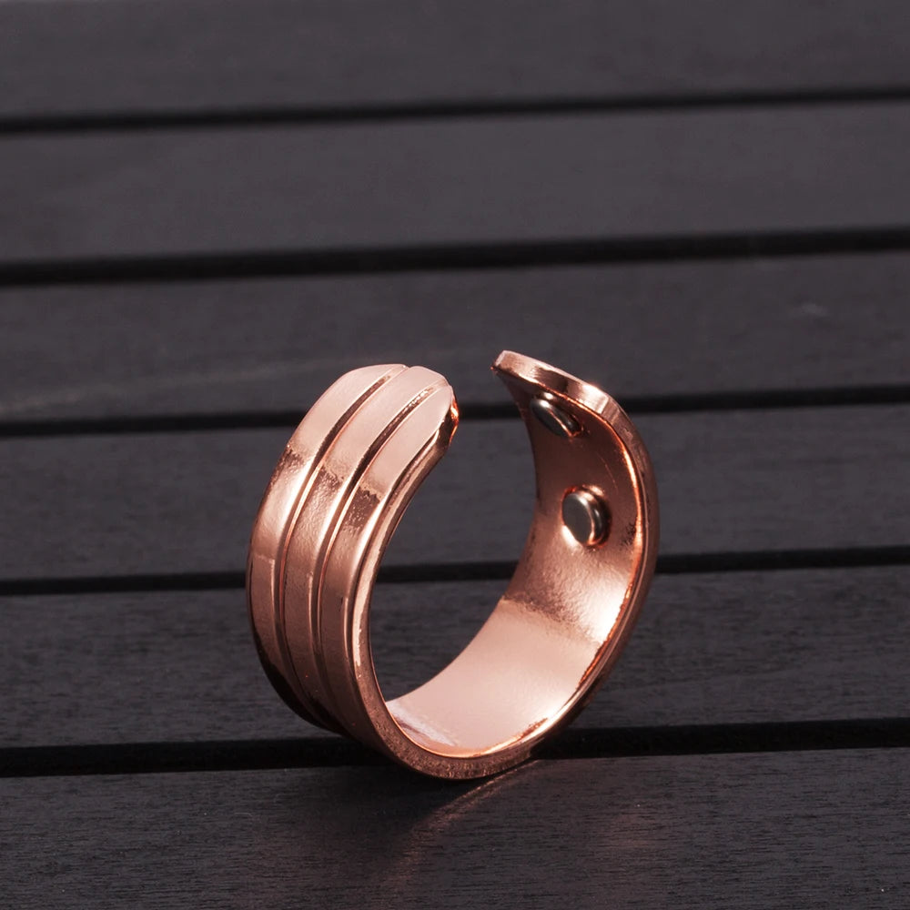 Atum Anello Rame Rigato