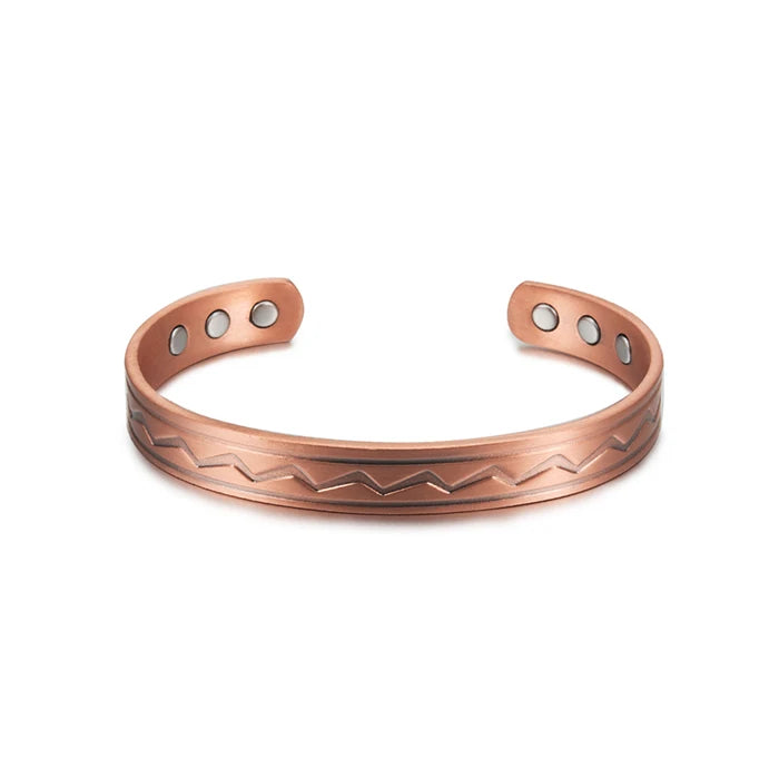 Bracciale ZigZag Unisex Rame