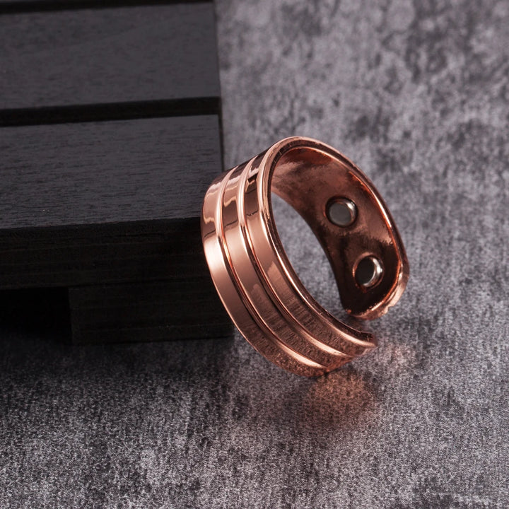 Atum Anello Rame Rigato