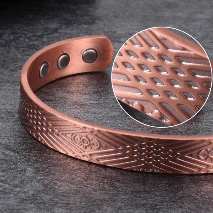Aura Bracciale Uomo Rame