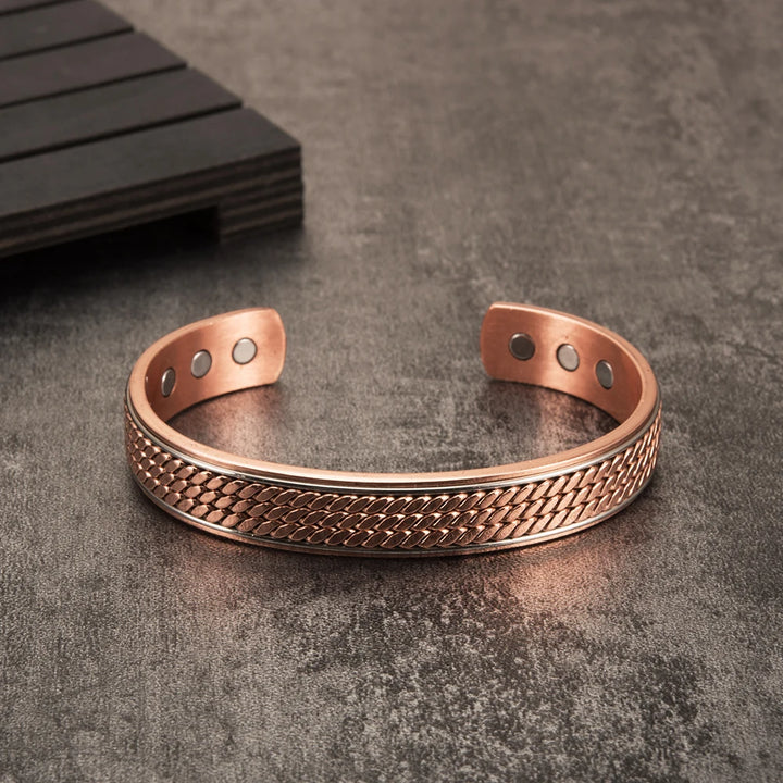 Apollo Bracciale Rame Intrecciato