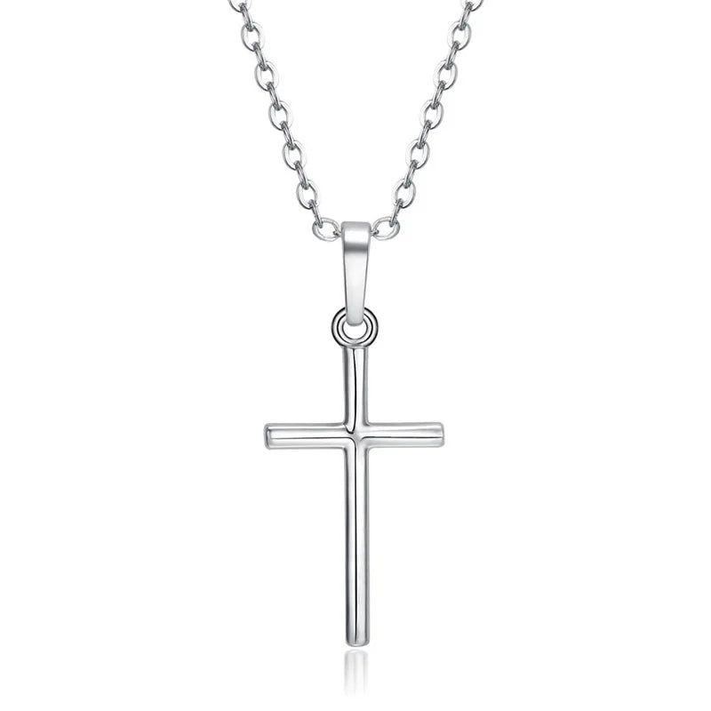 Croce Collana Argento Oro