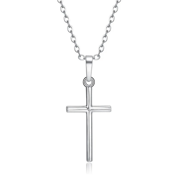 Croce Collana Argento Oro