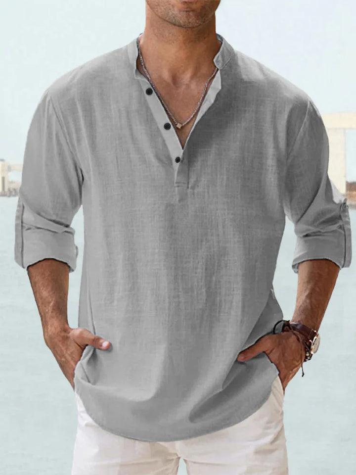Valerio Camicia Lino Uomo