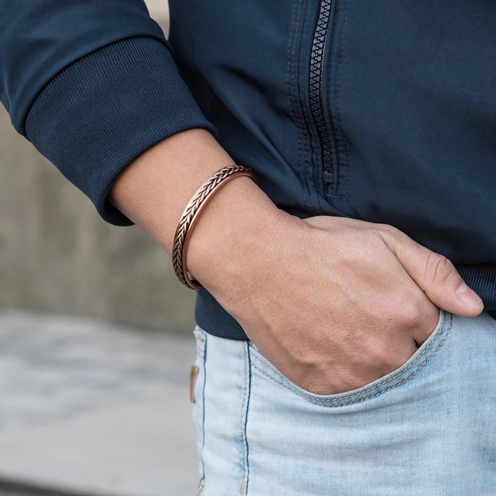 Nettuno Bracciale Rame Nodo