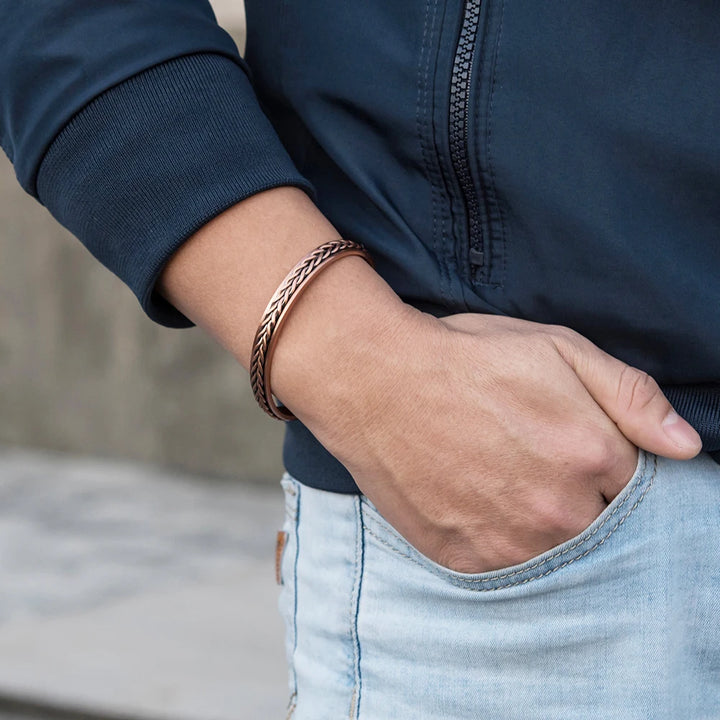 Nettuno Bracciale Rame Nodo