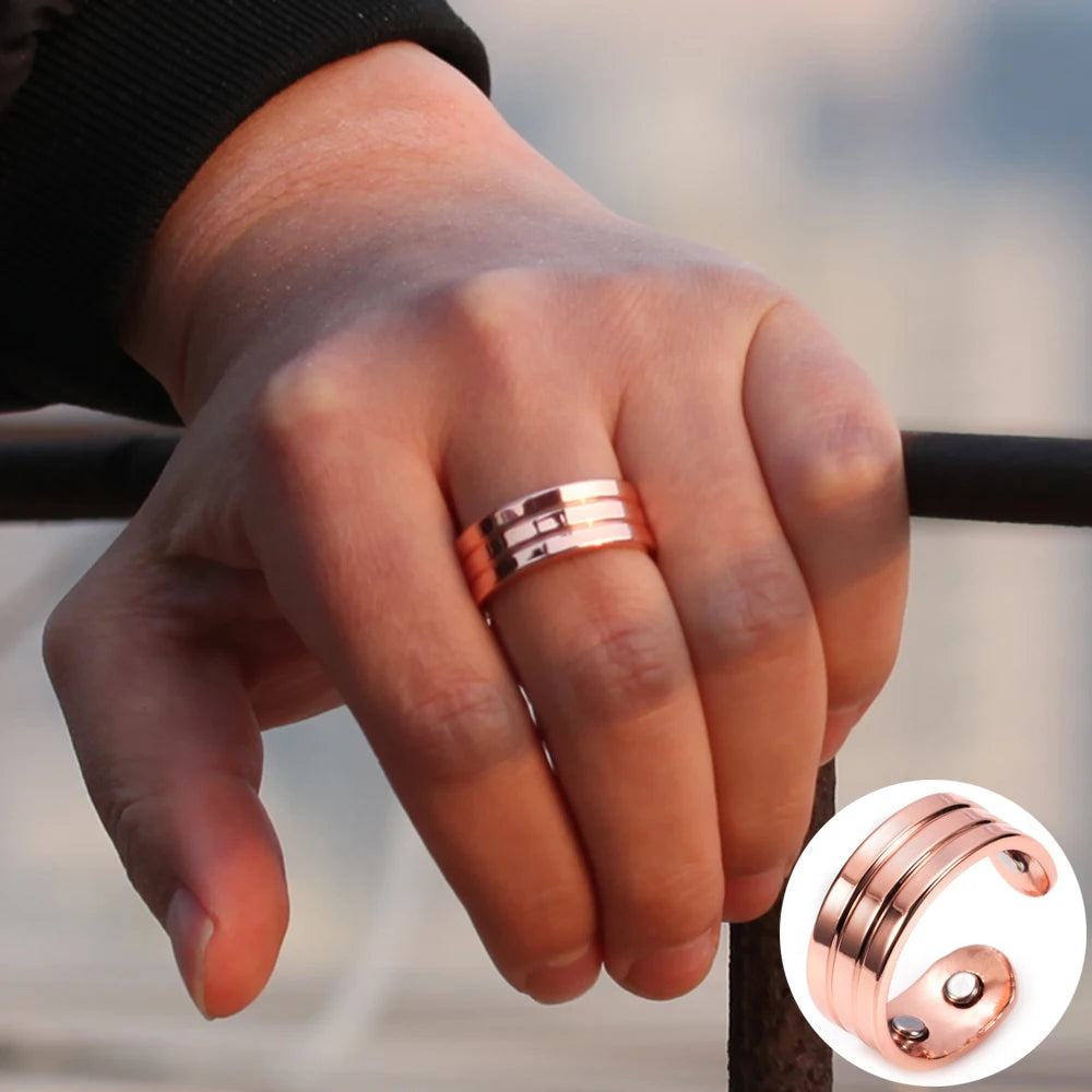 Atum Anello Rame Rigato