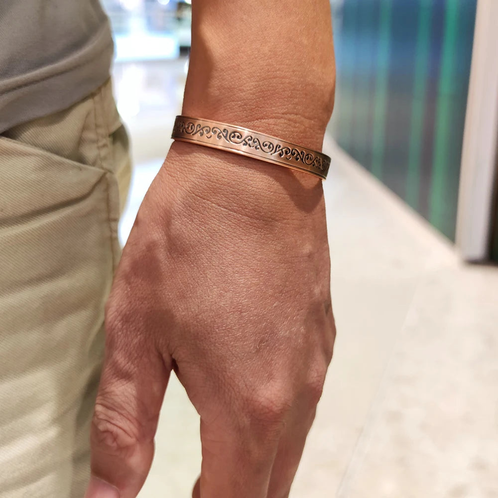 Decorazione Bracciale Uomo Rame