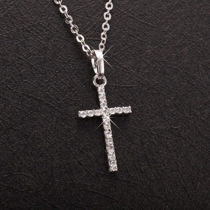 Croce Collana Argento Oro