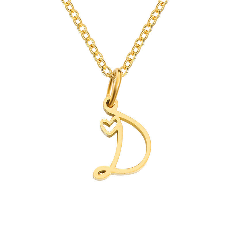 Collana Iniziale Cuoricino | Oro