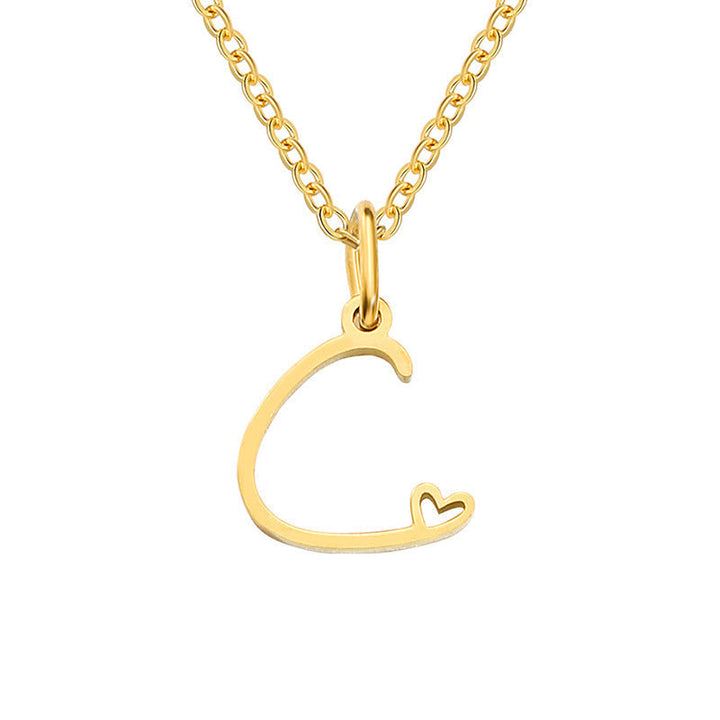 Collana Iniziale Cuoricino | Oro