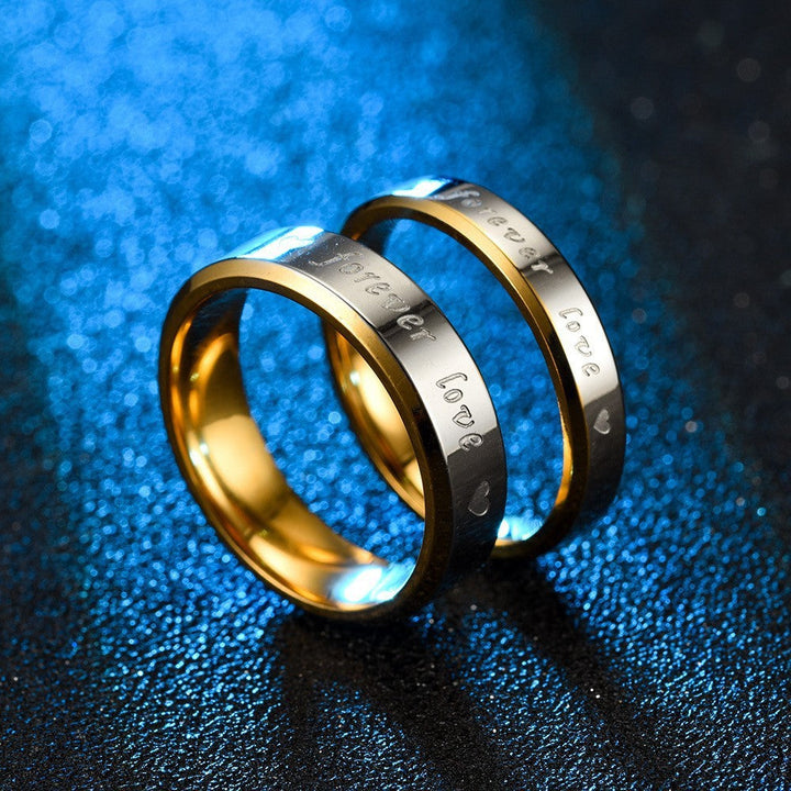 Coppia Anelli Amore Eterno | Oro