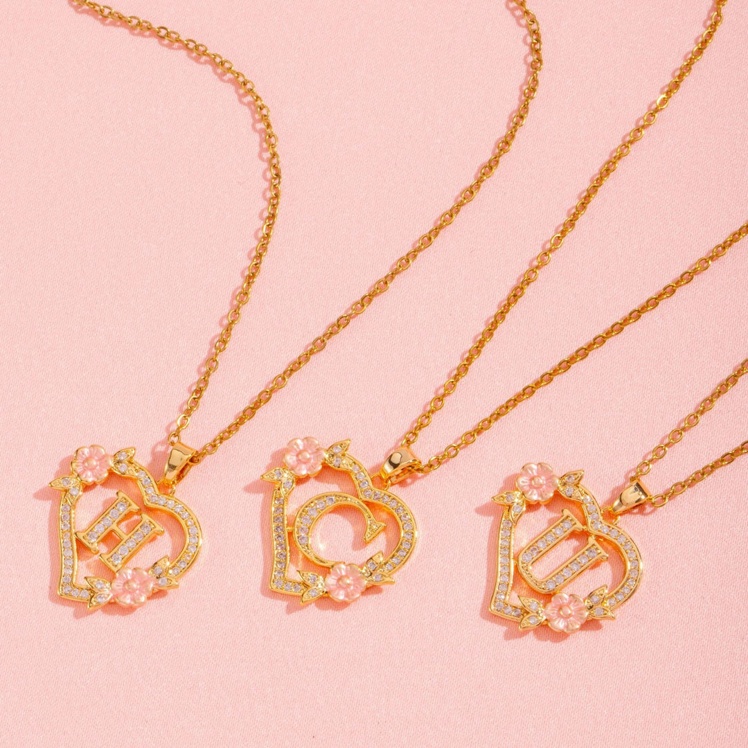 Collana Cuore Iniziale | Oro