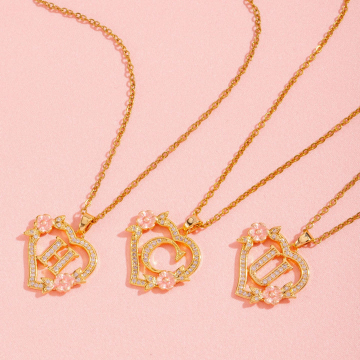 Collana Cuore Iniziale | Oro