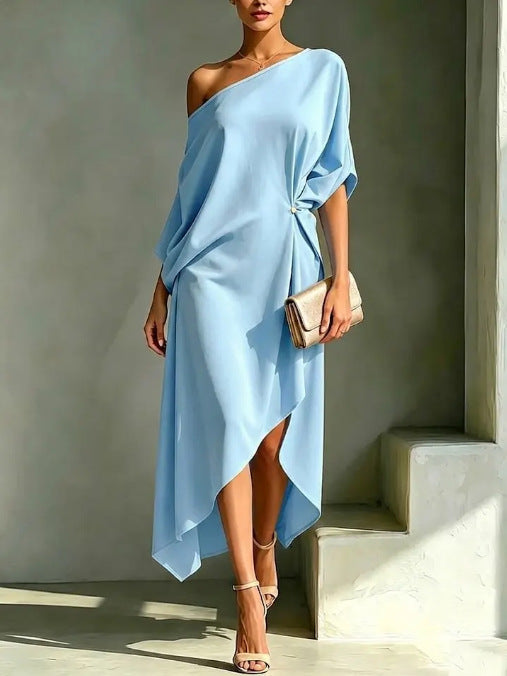 Alexia Abito Elegante Asimmetrico