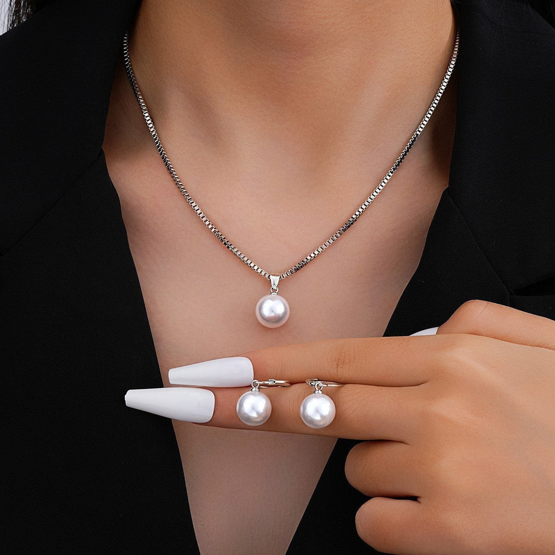 Set Collana Orecchini Perle Grace | Oro