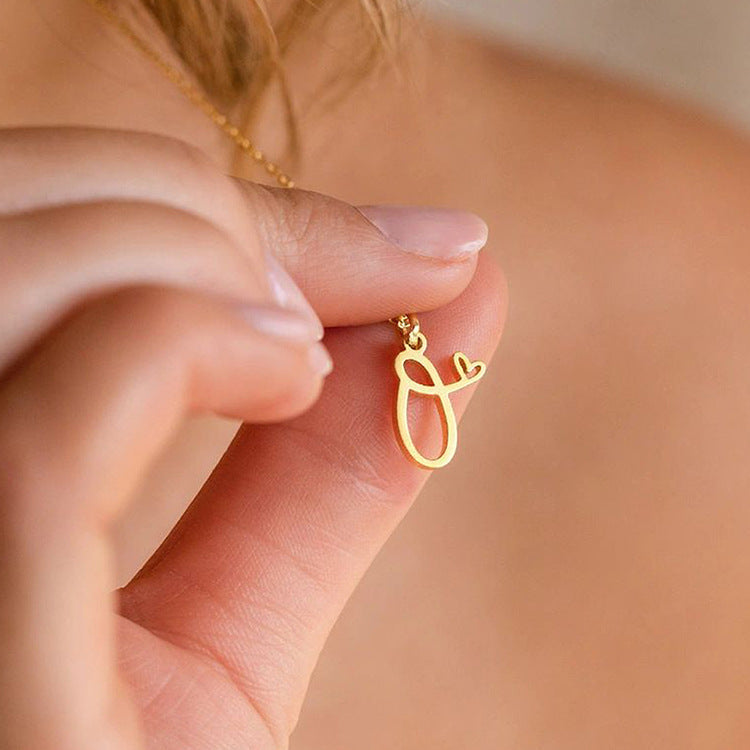 Collana Iniziale Cuoricino | Oro