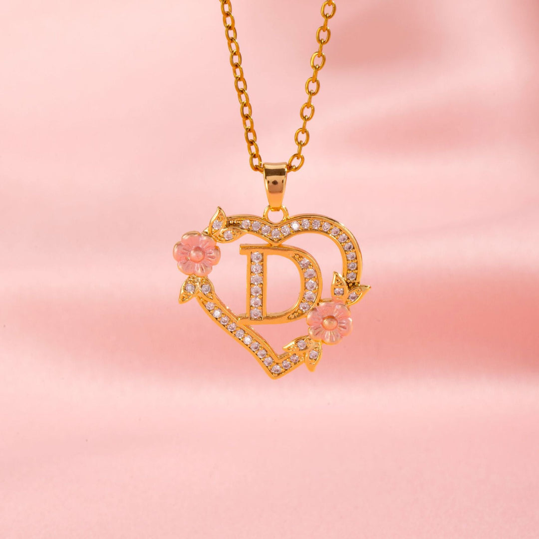 Collana Cuore Iniziale | Oro