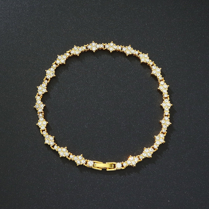 Bracciale Tennis Cluster | Oro