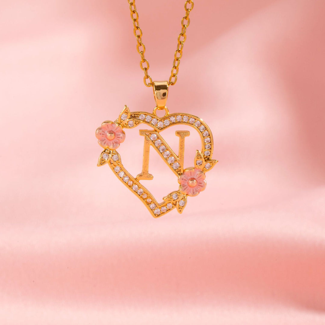 Collana Cuore Iniziale | Oro