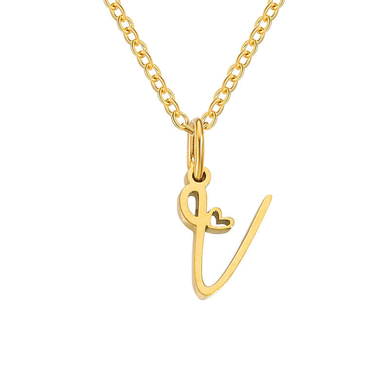 Collana Iniziale Cuoricino | Oro