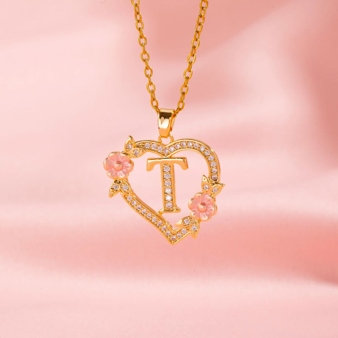 Collana Cuore Iniziale | Oro