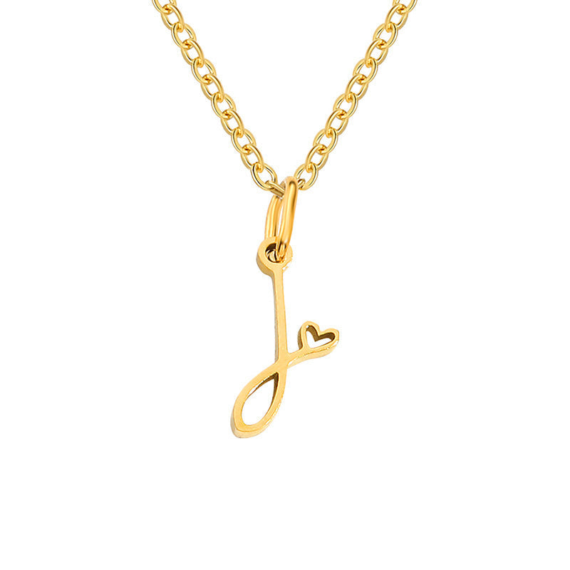 Collana Iniziale Cuoricino | Oro