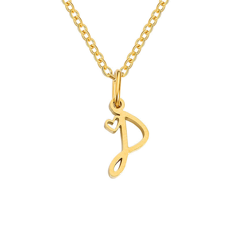 Collana Iniziale Cuoricino | Oro