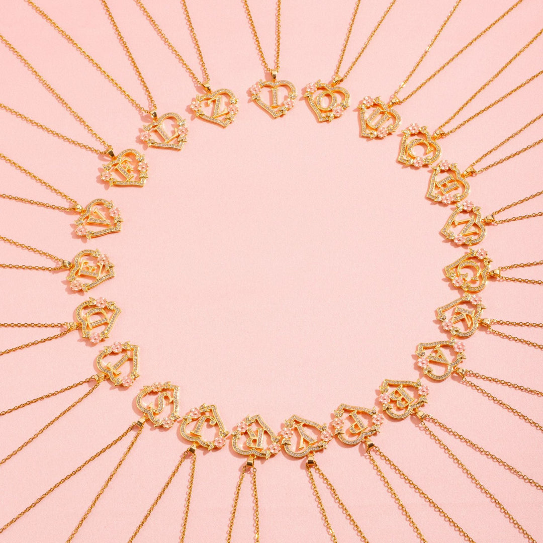 Collana Cuore Iniziale | Oro