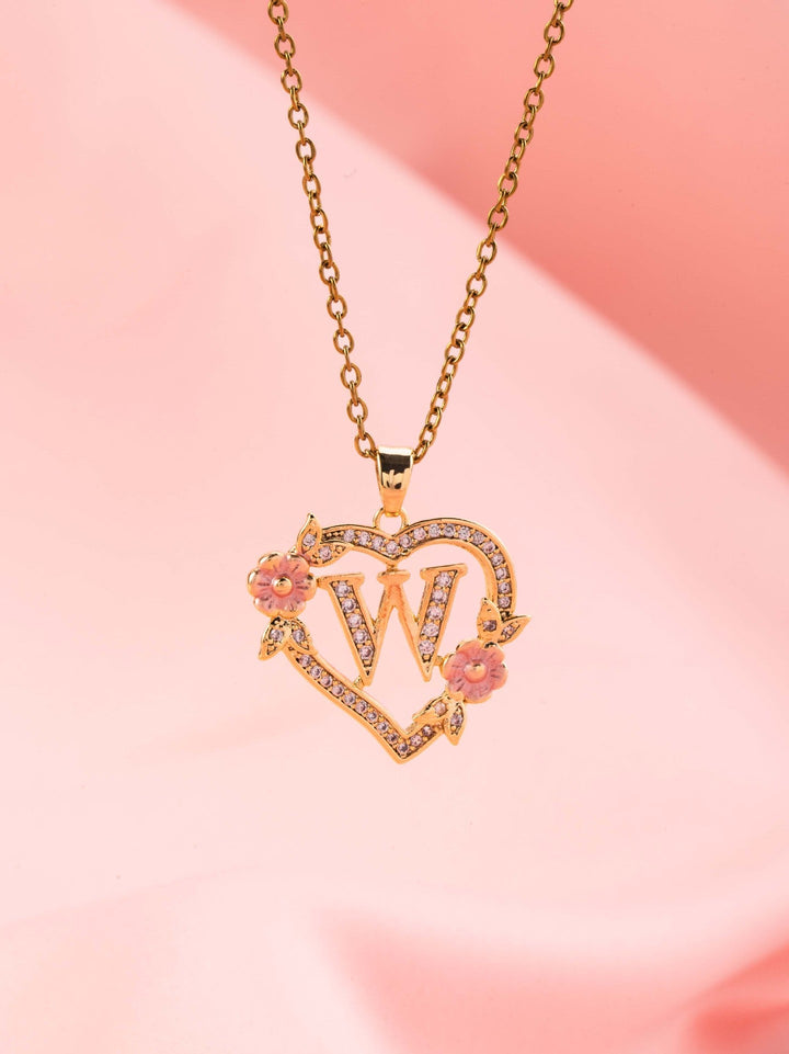 Collana Cuore Iniziale | Oro