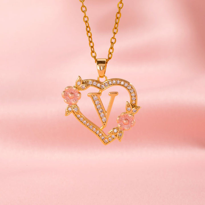 Collana Cuore Iniziale | Oro